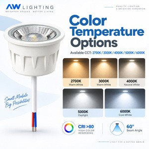 โมดูลไฟดาวน์ไลท์ LED แบบหุ้มพลาสติกอะลูมิเนียม 5W AC 230V 550-600LM มุมลำแสง 60 องศา SMD 2835 ปรับความสว่างได้ ไม่กระพริบ - Product Image 3