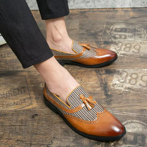 Zapatos Oxford de Cuero Genuino para Hombre, Diseño Formal Retro, de Lujo, Cómodos y Suaves, Gran Venta - Product Image 3