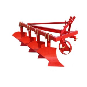 Plow Agricultural Soil <b>Cultivation</b> Red 4-Share Moldboard Plow For Tractor Use High Productivity - Product Image 1
