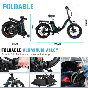 Service de haute qualité 36V 350W <span class=keywords><strong>vélo</strong></span> électrique cyclomoteur moto 20 pouces gros pneu électrique ville e-bike - Product Image 2