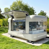 Camion de nourriture de café de camion de prix usine avec la remorque mobile de kiosque de cuisine complète