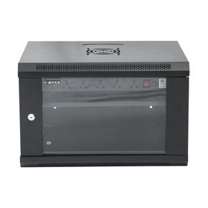 Mini <span class=keywords><strong>Rack</strong></span> de Rede de 19 Polegadas para Servidor, Gabinete de Servidor Montável em Parede 6U 600*450, Armários de Aço para Data Center 4U 12U 15U 18U, IP20 em Estoque - Product Image 2