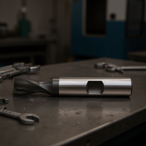 ดอกกัด HSS Co Cutter รุ่น TA1414 เคลือบ TiAlN แบบ Helix 30 องศา สำหรับร่อง 2 คมตัด แบบ Weldon Shank - Product Image 3