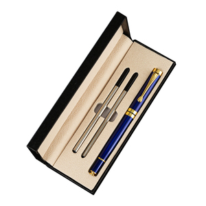 Quà tặng doanh nghiệp sang trọng Bút lăn bút thiết lập với 2 nạp và đóng gói hộp nhiều tùy chọn có sẵn biểu tượng tùy chỉnh - Product Image 3