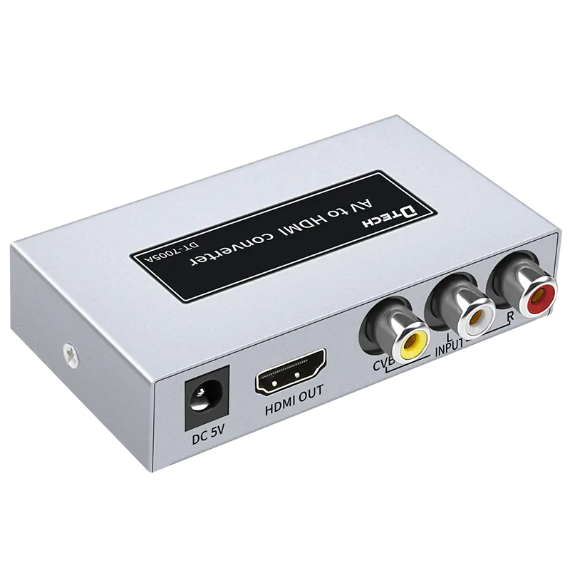 Schneller AV-zu-HDMI-Wandler 1080P bei 50Hz/60Hz DC5V/350mA Digital signal AV-zu-HDMI-Wandler adapter für LCD-TV/HD-Display