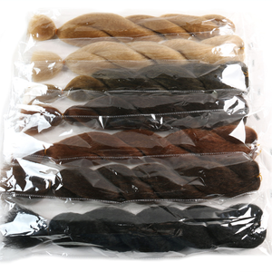 Extensiones de Cabello Afro de 16 Pulgadas al por Mayor, Mechas para <span class=keywords><strong>Trenzas</strong></span>, Fibra de Alta Temperatura, Mezcla Vixen, Cabello Rizado - Product Image 4