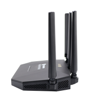 Routeur WiFi 6 AX3000 HZY-UL6300 1 WAN 3 LAN Gigabit 5 Antennes TR069 WPA3 IPv6 QoS pour Domicile, Bureau, FTTH