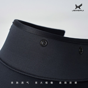 Sombrero para el sol Ice Silk 3 en 1, sombrero deportivo desmontable para ciclismo con ala ancha para protección al aire libre - Product Image 2