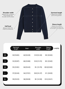 TOWNKANA 2025 Otoño Invierno Nueva Chaqueta de Punto de Algodón Puro con Cuello Redondo y Botones, Tejido Trenzado de Color Liso para <span class=keywords><strong>Mujer</strong></span> - Product Image 6