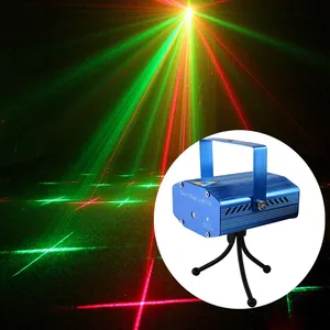 Alliage d'aluminium pointillé Laser Disco lumières scène fête RG étoile projecteur Mini lumière Laser