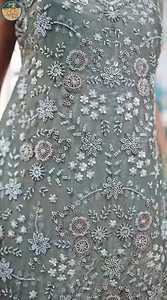 Ensemble Kurti brodé élégant pour femmes avec pantalon palazzo, tenue ethnique traditionnelle, tenue de fête confortable - Product Image 3