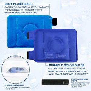 Bolsa de Compresión Fría y Caliente Reutilizable Personalizada de Clase II para Rodilla, a Prueba de Fugas, Apta para Microondas, Duradera y Ajustable - Product Image 2