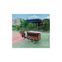 Chariot de vente ambulante personnalisé pour café, boissons, jus et bière, à pousser à la main, pour événements et festivals en plein air