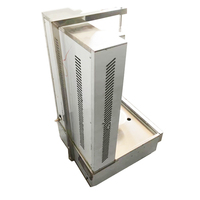 Machine à doner kebab Shawarma, électrique ou à gaz, en acier inoxydable, appareil à double tête