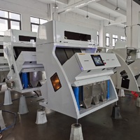 Machine de tri optique CCD à 3 canaux haute précision pour le riz, les haricots, les céréales et les noix