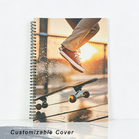 Carnet à spirales personnalisé en usine, écriture confortable, couverture personnalisable pour étudiants