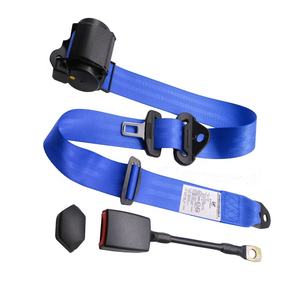 Sabuk pengaman mobil 3 titik, sabuk pengaman mobil dapat ditarik, tali kawat baja dengan poliester ABS, kunci gesper kendaraan, <span class=keywords><strong>Harness</strong></span> keselamatan - Product Image 6
