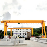 Bon prix grue à portique à poutre unique de déplacement électrique de type MH 5 tonnes 10 tonnes 15 tonnes 16 tonnes 20 tonnes pour une utilisation en extérieur