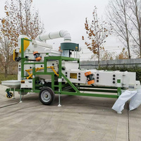 Machines de nettoyage et de triage des céréales bon marché, nettoyeur de graines de riz et de blé combiné, équipement de nettoyage des graines de céréales en Éthiopie