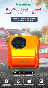 Heat and Cold 12v 24v 48v 72v 220v Semi Truck <b>Ac</b> Apu Parking <b>Cooler</b> 12 Volt 24 Air Conditioner Rooftop EAC002.18 Parking Air - Product Image 2