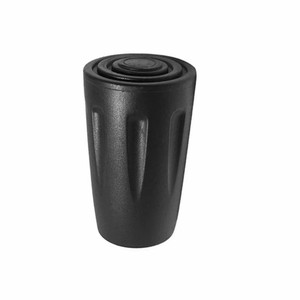 Protections de pointe pour bâtons de trekking, noires, cylindriques, en plastique, antidérapantes, résistantes à l'usure, pour bâtons de randonnée - Product Image 5