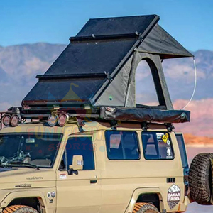 Carpas para techo de coche para acampar al aire libre, <span class=keywords><strong>toldo</strong></span> de camión de carcasa dura, caravana barata de aluminio Rtt, tienda de techo para una sola persona para camioneta Ford - Product Image 3