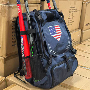 Sac à dos de baseball/softball KOP à faible MOQ avec logo personnalisé, support pour casque et compartiment à chaussures pour joueurs d'équipe - Product Image 6