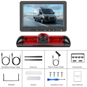 Caméra <span class=keywords><strong>de</strong></span> <span class=keywords><strong>recul</strong></span> sans fil Podofo 7 pouces, caméra <span class=keywords><strong>de</strong></span> feu stop, système <span class=keywords><strong>de</strong></span> caméra <span class=keywords><strong>de</strong></span> vue <span class=keywords><strong>de</strong></span> chargement, surveillance des angles morts pour <span class=keywords><strong>Fiat</strong></span>/Citroën/Peugeot - Product Image 6