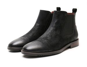 Botas de Tobillo para Hombre, Estilo Británico Retro, de Primavera/Verano, con Cordones, Punta Puntiaguda, Antideslizantes - Product Image 5