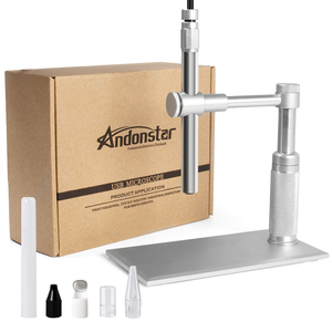 <span class=keywords><strong>Andonstar</strong></span>-microscopio <span class=keywords><strong>Digital</strong></span> A1 de 2MP, dispositivo con USB, 500x8 LED, soporte de cámara de vídeo, lupa USB - Product Image 4