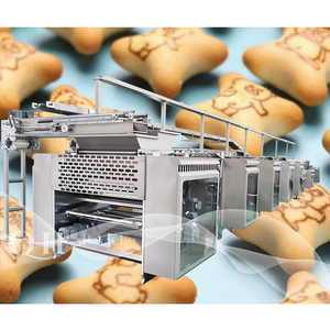 Linea di Produzione Automatica per Biscotti a Forma di Osso con Impastatrice e <span class=keywords><strong>Forno</strong></span> Elettrico per Impianti Alimentari - Product Image 2