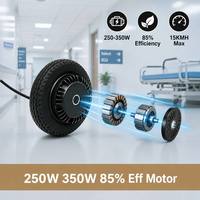 Motor DC Brushless Efisiensi Tinggi ANGYANG L70 350W 24V 36V untuk E-Brake dan E-Wheelchair