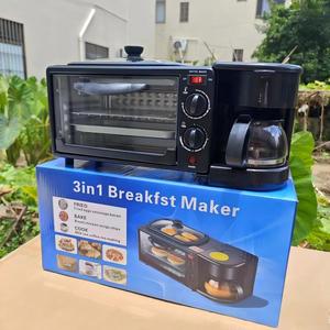 Nuevo Producto 2025, Superventas, Máquina para Desayuno 3 en 1, <span class=keywords><strong>Microondas</strong></span>, Estación de Desayuno 3 en 1, Horno, Cafetera y Sartén - Product Image 2