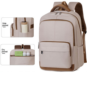 Women's Business <b>Backpack</b> Advanced Sense Eco-Friendly Portable Waterproof Polyester Large Capacity Multi-functional <b>Laptop</b> - Product Image 1