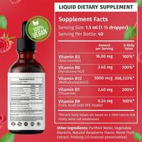 Vitamines liquides B1, B6, B12 très vendues pour le métabolisme immunitaire et énergétique
