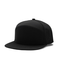 Casquette de baseball à 7 panneaux découpée au laser perforée Casquette de golf non structurée en polyester pour le sport et la course à pied de papa Gorras