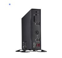 Shuttle DS20U Fanless Slim Industrial Mini PC, Tiga Layar +DP+VGA, Dual LAN & Port Serial Terintegrasi
