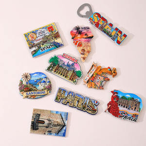 Imán Decorativo para Refrigerador con Diseño 3D <span class=keywords><strong>de</strong></span> La Palma, <span class=keywords><strong>España</strong></span>, Recuerdo Turístico Europeo Personalizado - Product Image 4