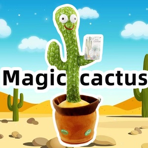 Peluche <span class=keywords><strong>cactus</strong></span> parlant, <span class=keywords><strong>jouet</strong></span> en peluche électrique <span class=keywords><strong>qui</strong></span> danse, mignon et parlant, de haute qualité - Product Image 2