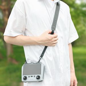 Sunnylife อุปกรณ์เสริมพร้อมสายคล้องไหล่,ไม่มีตัวยึดทำจากอะลูมิเนียมอัลลอยพร้อมสายคล้องไหล่ทำจาก PU สำหรับ <span class=keywords><strong>DJI</strong></span> <span class=keywords><strong>RC</strong></span> - Product Image 4