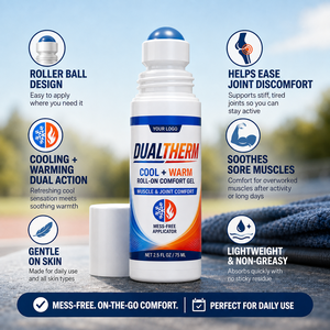 Nuevo Gel Frío y Caliente Dual para Aliviar el Dolor Articular, Calmante para Calambres Musculares, con Extracto de Árnica, en Roll-On, para Deportistas - Product Image 5