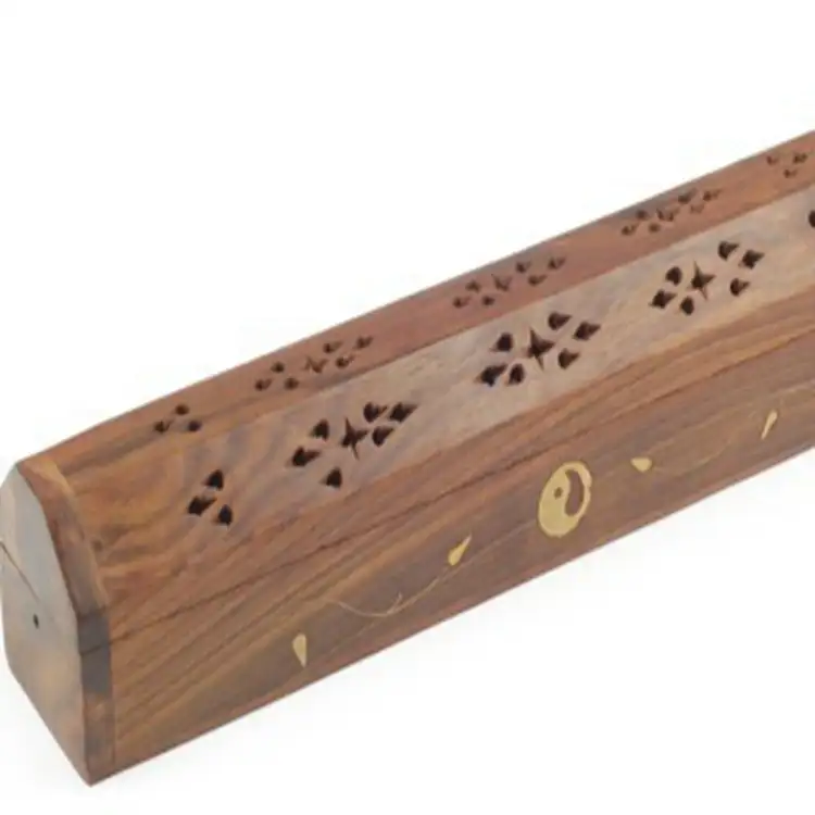 Incense Burner Smoke Wooden Coffin Oud Yiwu Brass & Burners Set Modern New Charcoal Arabic