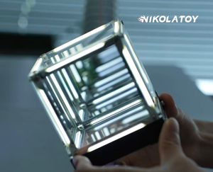 NIKOLATOY Espejo Infinito de Abis, Caja de Luz con Espejo de Mil Capas, Módulo LED Creativo, Juguete Modelo Infinitamente Extensible - Product Image 3
