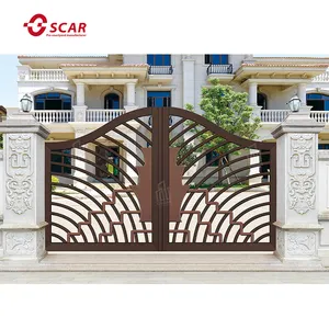 High Quality Gate Designs For Wall Compound Aluminum Driveway Sliding Gates