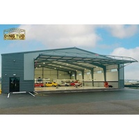 Hangar en acier préfabriqué de haute durabilité pour avions, conception et production personnelles précieuses