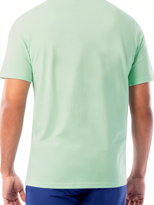 เสื้อยืดลำลองผู้ชาย ผ้าเจอร์ซีย์พิมพ์ลาย ไม่ถักทอ 180GSM ซึมซับเหงื่อ ระบายอากาศ แห้งเร็ว ป้องกันกลิ่น 100% ผ้าฝ้าย - Product Image 1