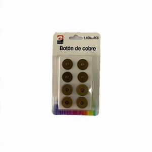 Bottoni a pressione in rame Mnj da 1,8 cm, confezione da 4 pezzi per accessori di abbigliamento Ref23126 - Product Image 1