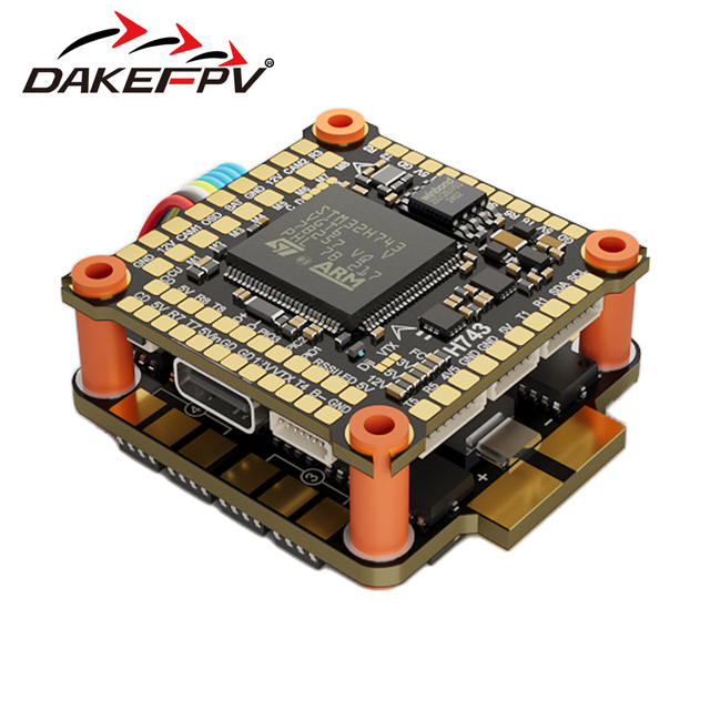 DAKEFPV H743 55A/60A/70A 30.5x30.5 Metal Flight Controller Link/Caddx Vista FPV Freestyle DIY Betaflight/Ardupilot Dual