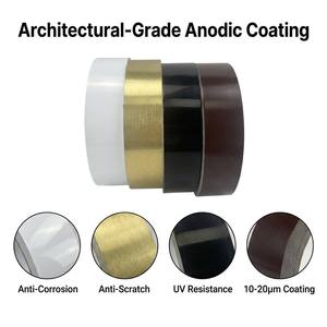 Tira de <span class=keywords><strong>aluminio</strong></span> flexible de la serie 1000, en rollo, <span class=keywords><strong>anodizado</strong></span> en oro y negro, <span class=keywords><strong>aluminio</strong></span> decorativo para muebles de pared y gabinetes. - Product Image 2
