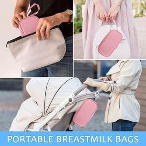 Breast Milk Cooler Bag Ice Pack Portable Insulated Storage Zipper Closure Small Stylish Design Cooler Bag - Product Image 5